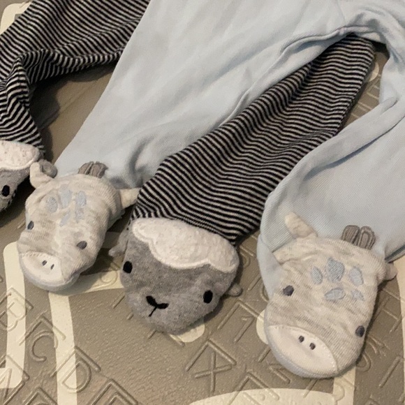 6m Carter’s Baby Boy Footie Pants Long Sleeve Clothing Clothes Outfits 6 Month - Picture 2 of 4